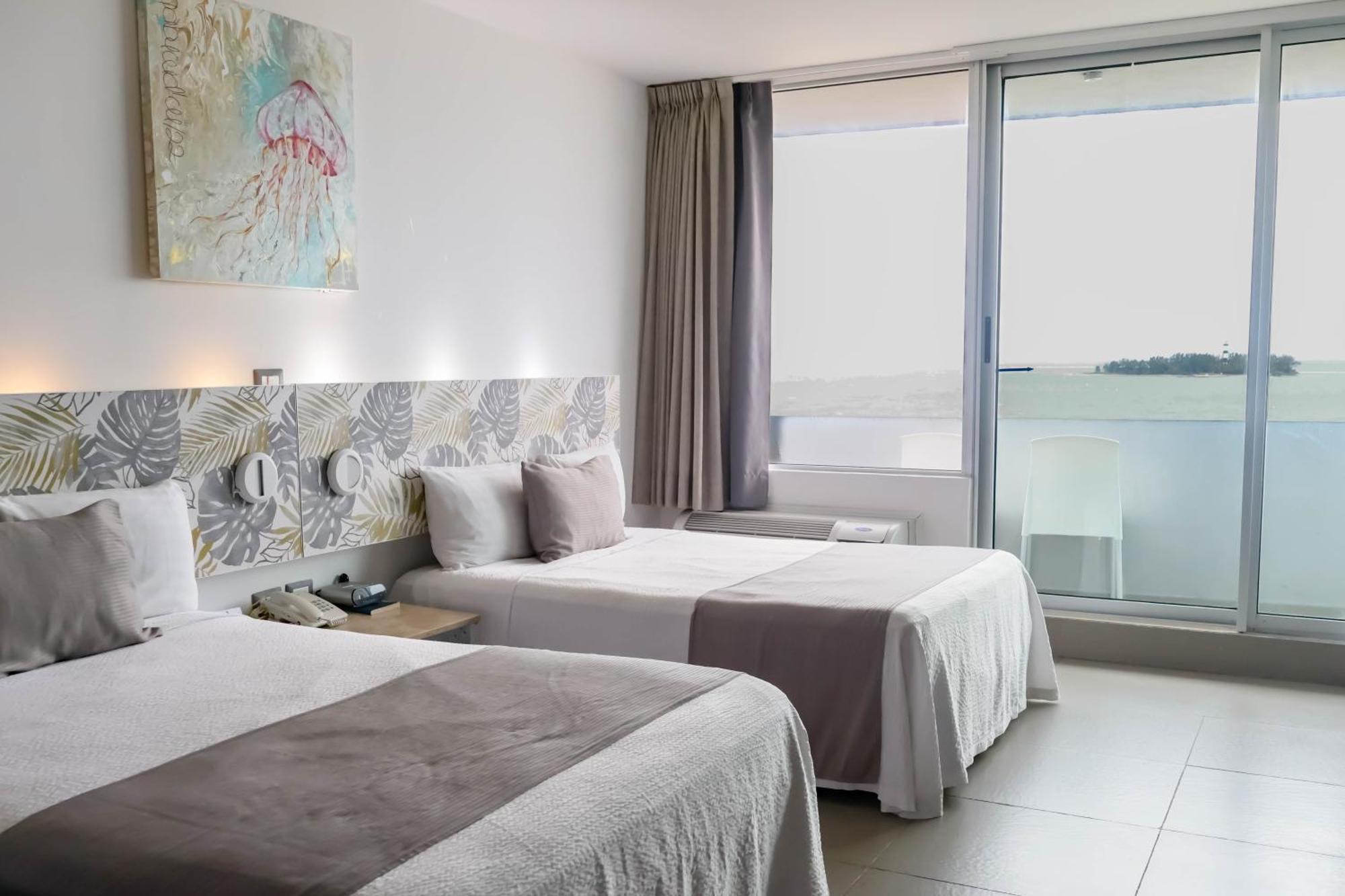 Double Room Two Double Beds Balcony