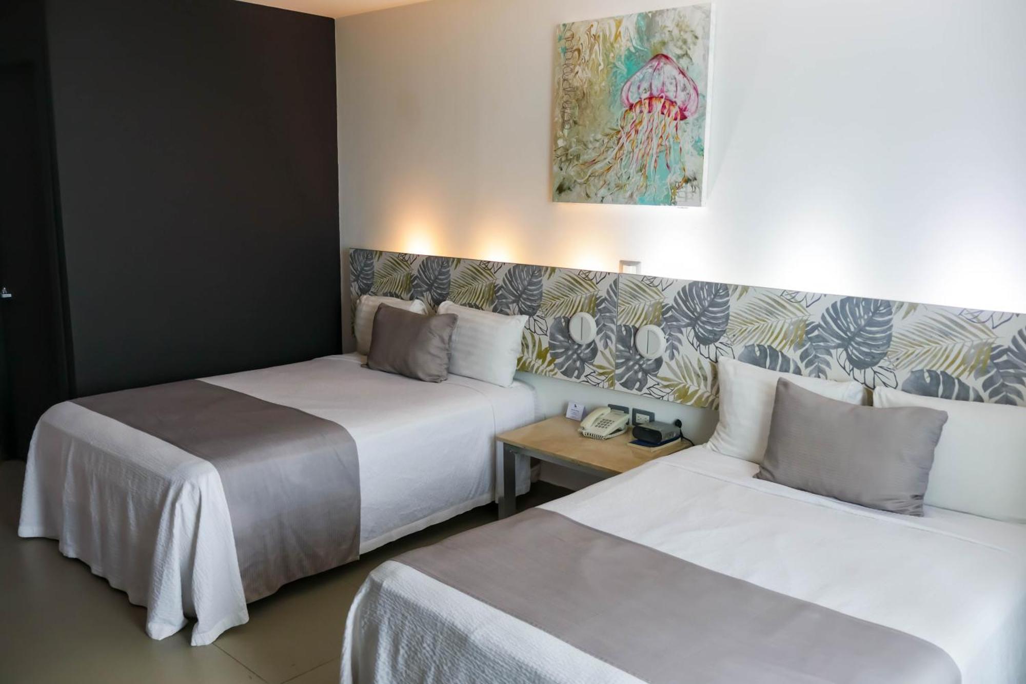 Double Room Two Double Beds Balcony
